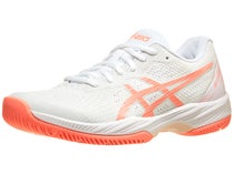 Asics Gel Game 9 White/Sun Coral Women's Shoes
