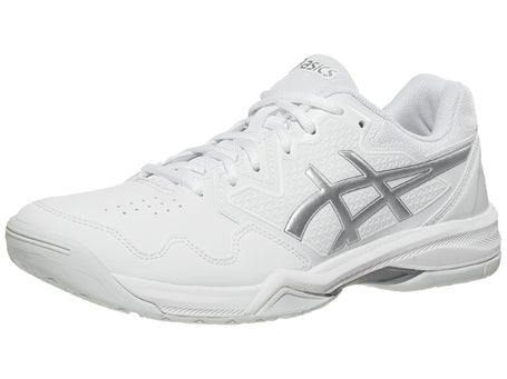 Asics Gel Dedicate 7 White/Pure Silver Women's Shoes | Tennis Warehouse