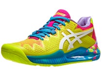 Asics Gel Resolution 8 Safety Yellow/Wh Women's Shoes