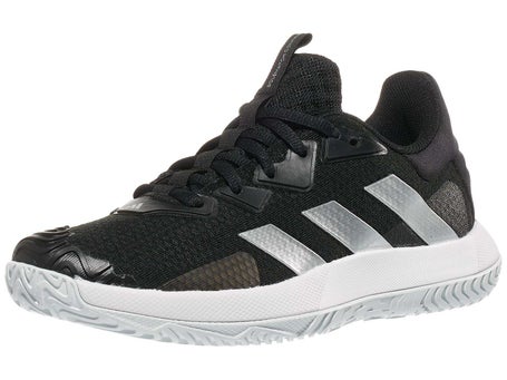 adidas SoleMatch Control Black/Silver Women's Shoe | Tennis Warehouse