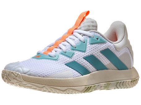 adidas SoleMatch Control White/Mint/Grey Women's Shoes | Tennis Warehouse