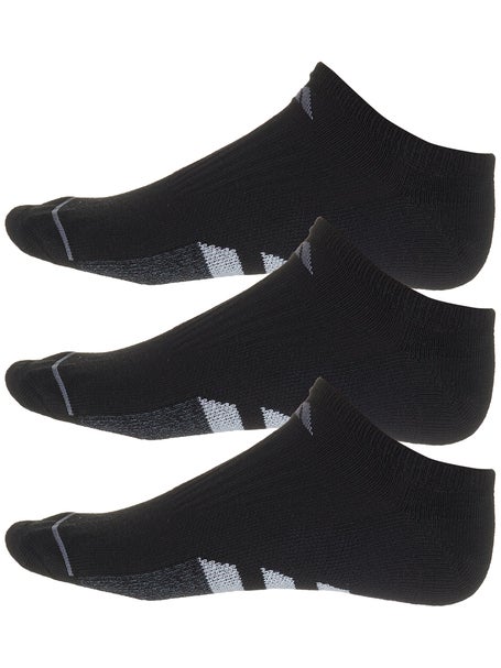 adidas Women's Cushion No Show 3-Pack Sock Black | Tennis Warehouse