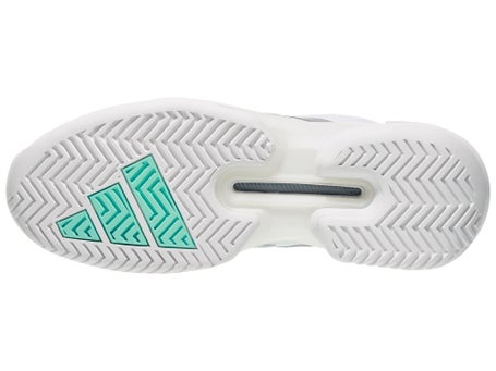 adidas Adizero Ubersonic Tennis Shoes - Women's - Cloud White / Silver / Mint Ton - 10.5 adidas Adizero Ubersonic Tennis Shoes - Women's - Cloud White / Silver / Mint Ton - 10.5