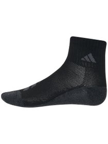 adidas Youth Cushion Quarter 6-Pack Socks Black