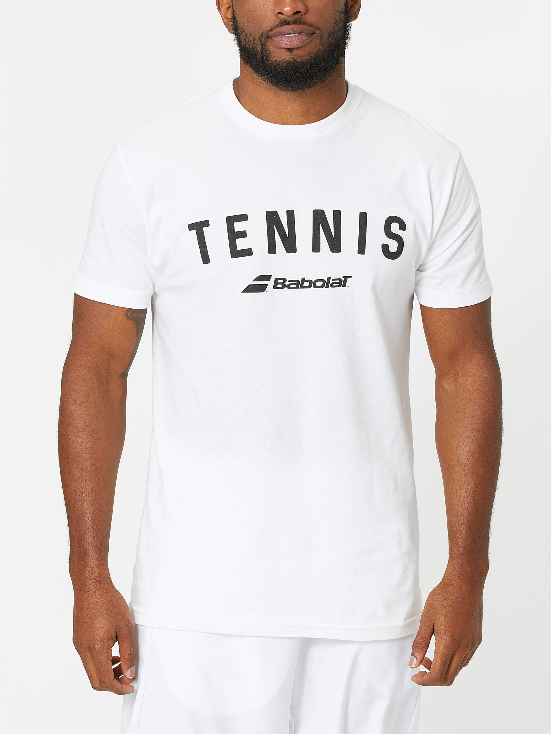 BABOLAT Uomo Core Girocollo Tennis T-shirt 