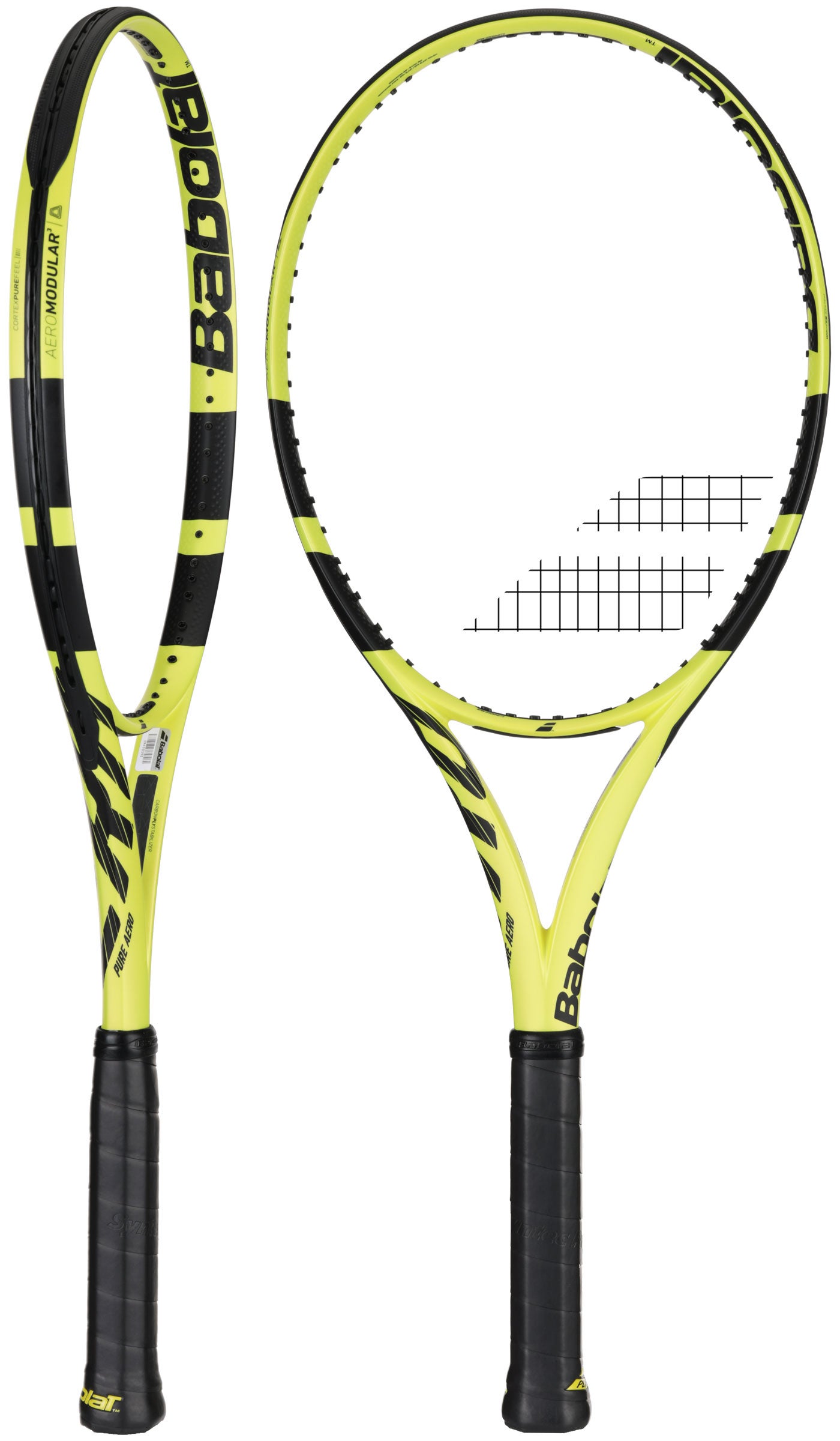 BABOLAT Pure Aero x 2 Rôle Poignée l3 4 3/8 Tennis Racquet tennis racket 