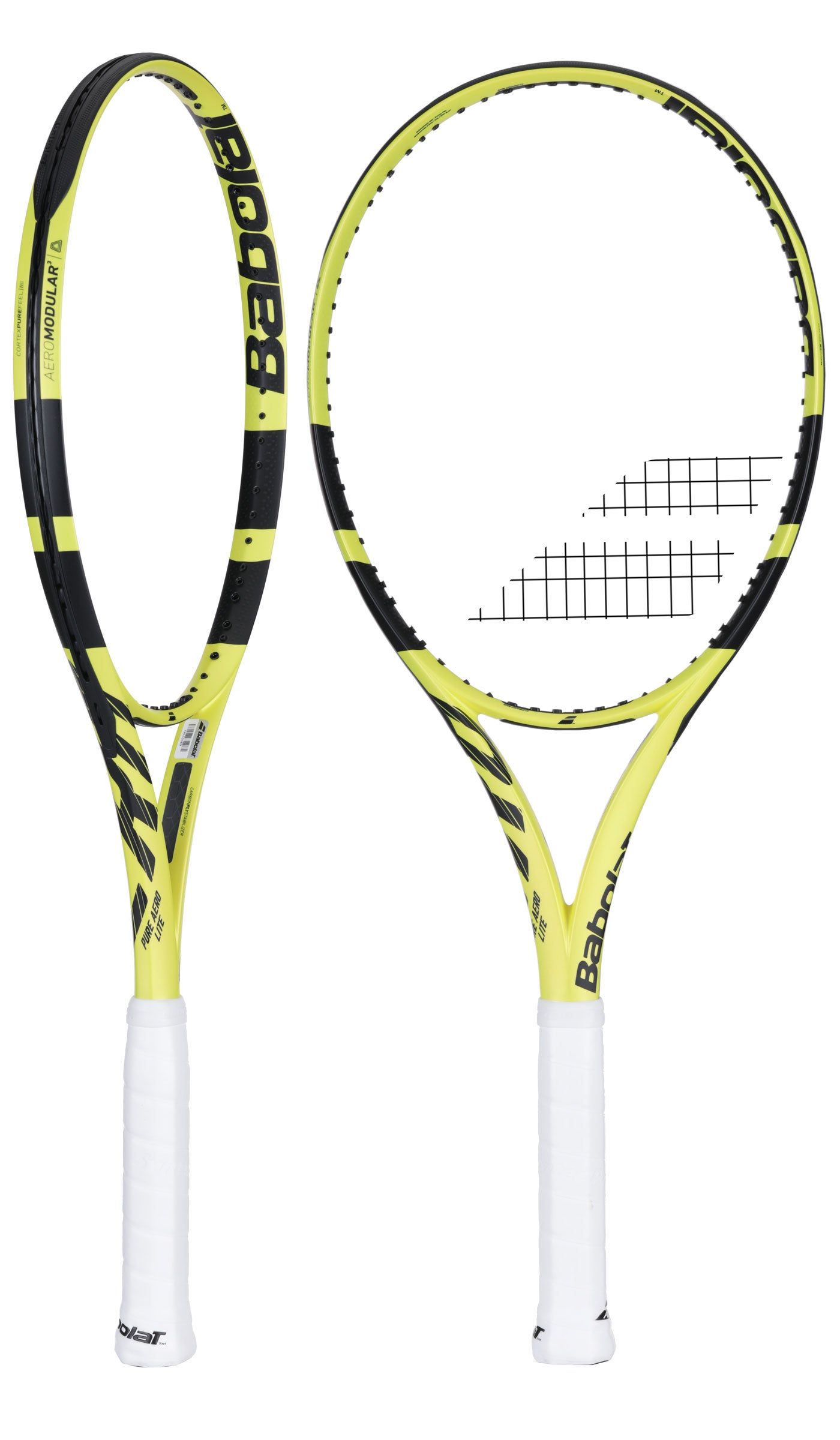 Cracked Babolat racquets Aero Pro Lite Pure Drive PLAY & Pure Drive 