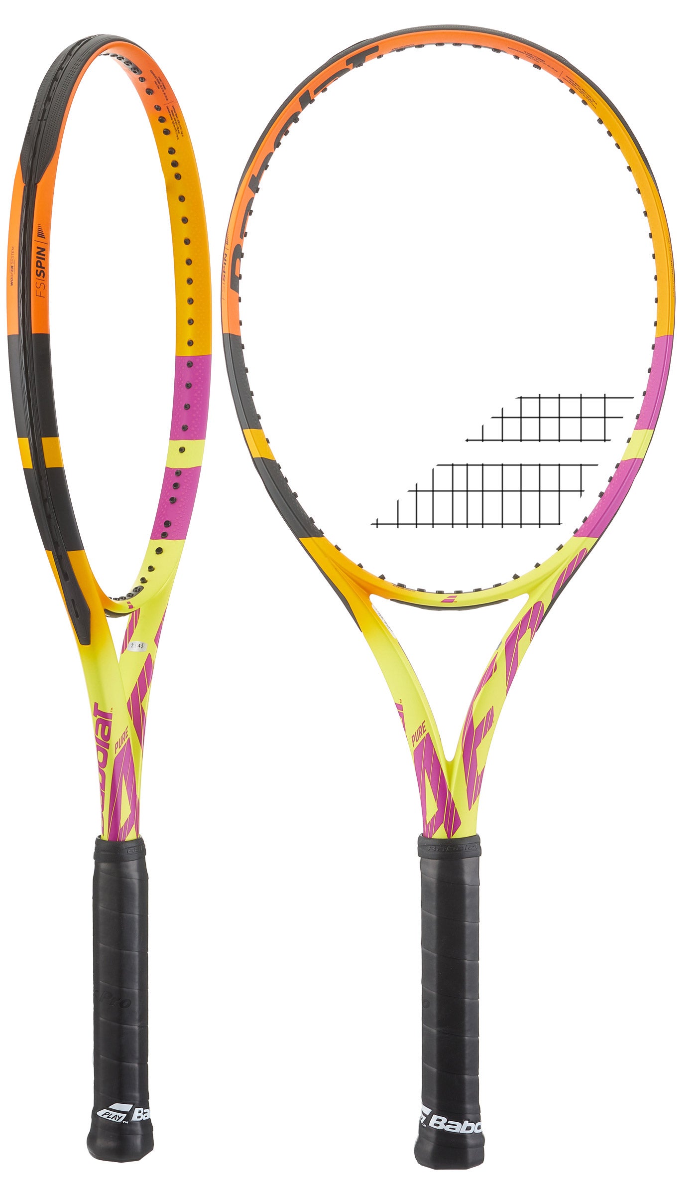 Babolat Pure Aero Lite Roland Garros Tennis Racquet Nadal Racket 2 4 1/4 LIMITED 