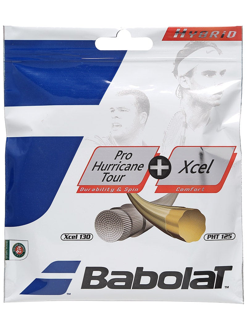 Babolat Pro Hurricane Tour Comparable Xcel hybrid Tennis String 