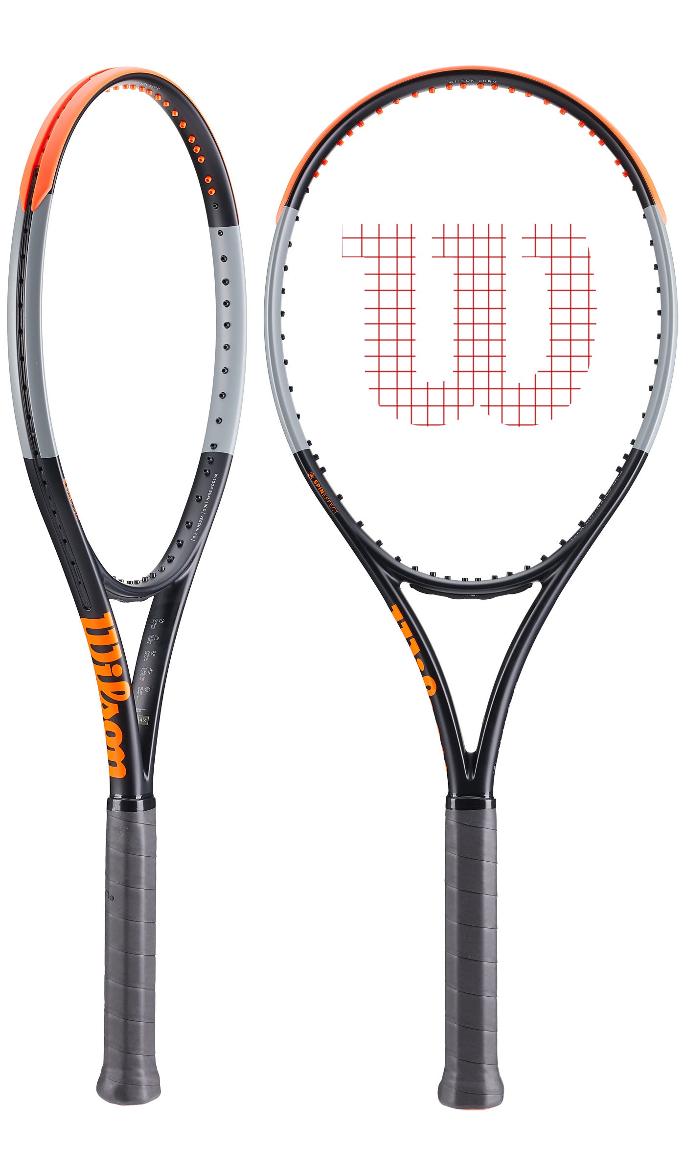 New Wilson Burn 100S Spin 18X16 Smart Tennis Sensor ready 