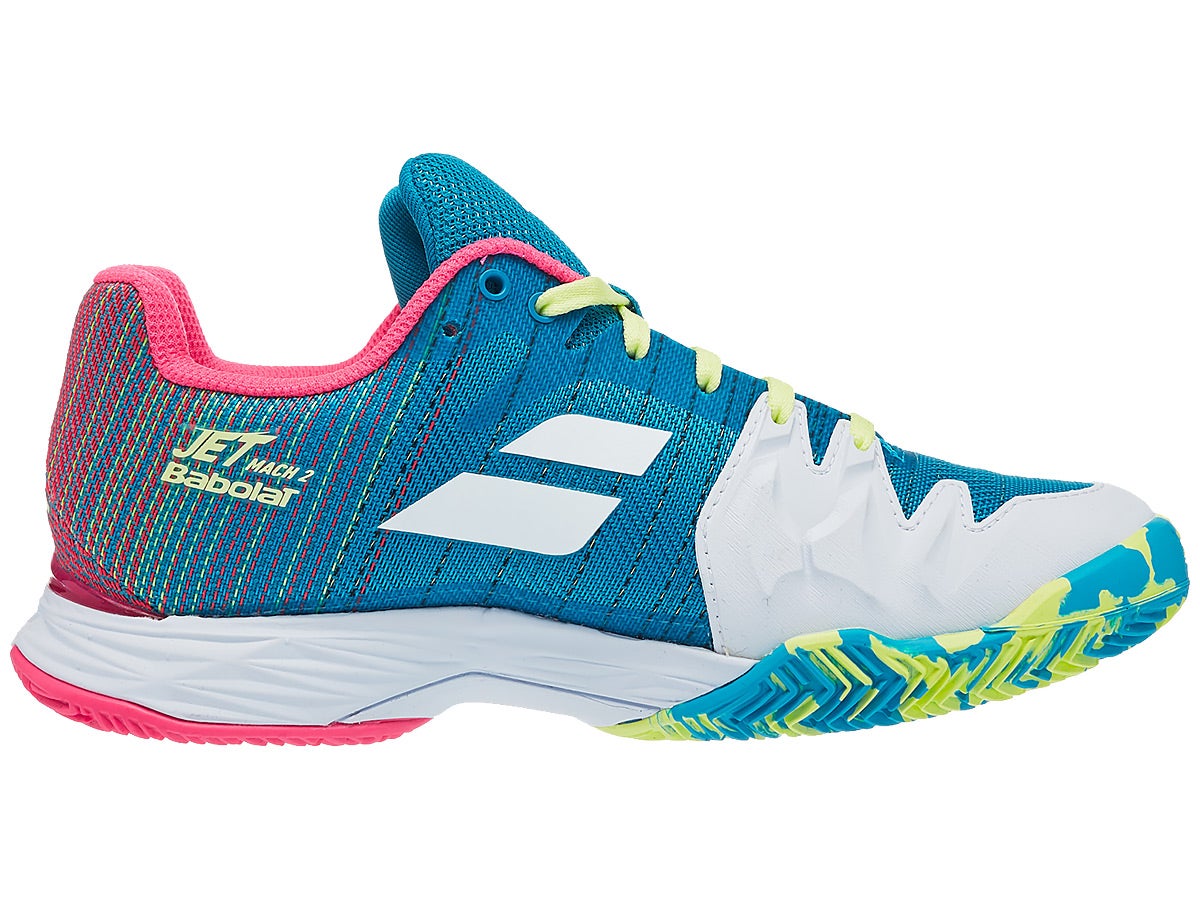 Blue/White Babolat Mach I Clay Men's Tennis Shoes Sneakers Authorized Dealer 