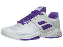 Babolat Propulse Fury AC White/Purple Women's Shoes
