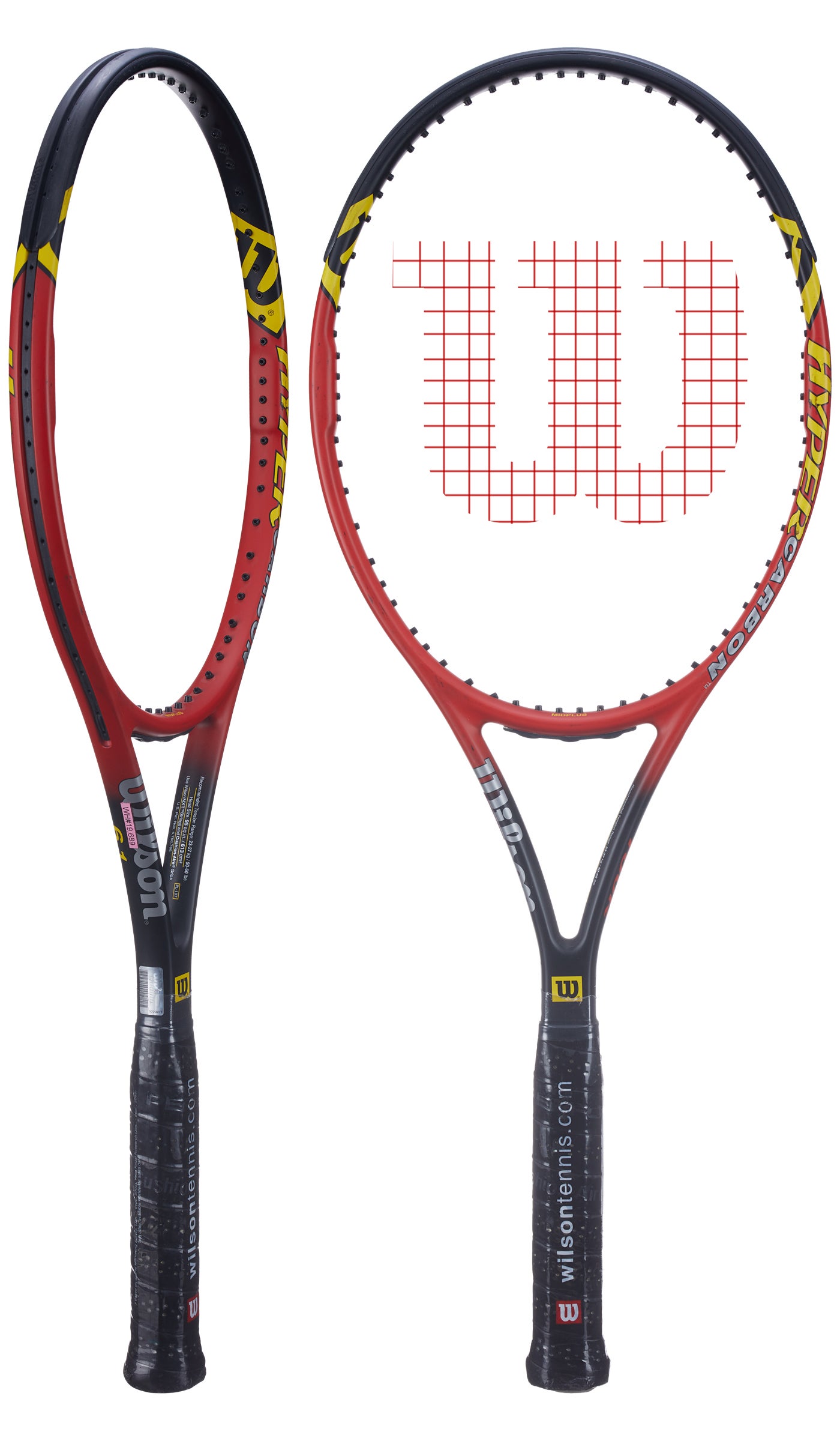Wilson Hyper Pro Staff 6.1 Midplus 95 16x18 pattern 4 5/8 grip Tennis Racquet 