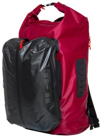Cancha Backpack Bag w/ Wet-Dry Bag Red