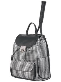Court Couture Hampton Houndstooth Backpack Black