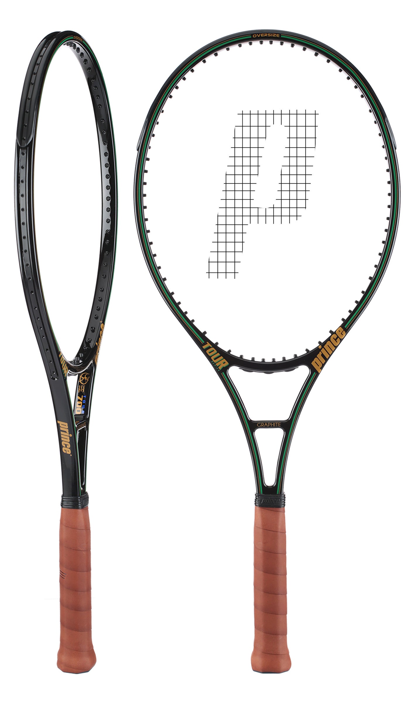 Prince Graphite OS 107 Longbody 50th Anniversary Tennis Racquet Auth Dealer 