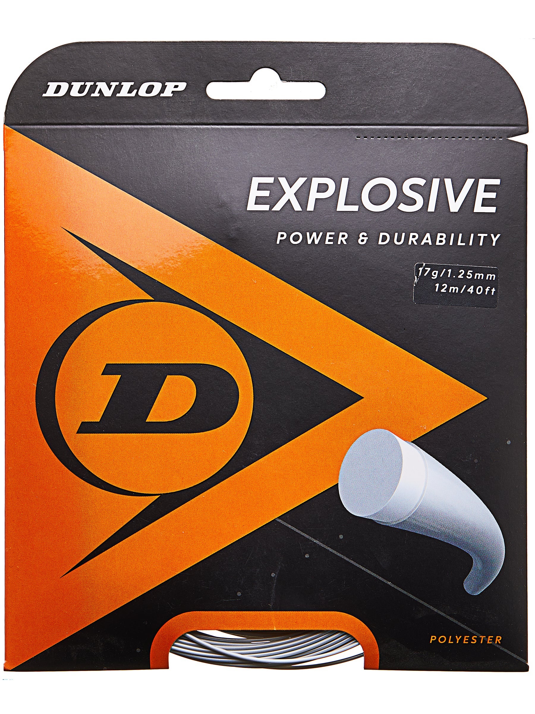 Dunlop Explosive 1.25 mm 17 Tennis Stringhe Set 