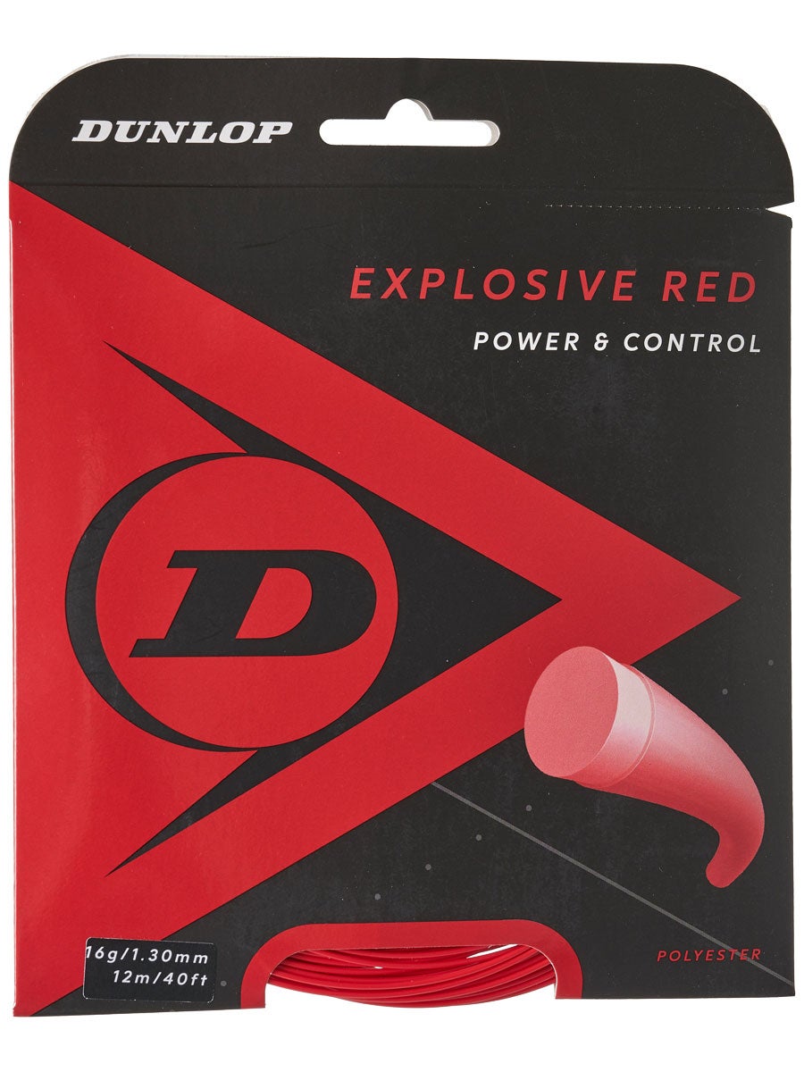 Tennissaite DUNLOP Explosive Red 1,30 mm Power & Control 