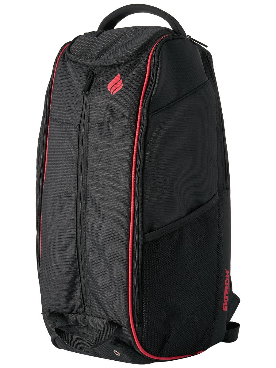 Black/Silver/Red Ektelon Team Backpack Racquetball Bag 