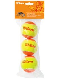 Wilson Starter 60' Orange Tennis Balls (3-Pack)