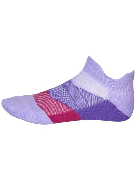 Feetures Elite Light Cushion No Show Tab Sock Wave - Calzini Da Corsa Morbidi E Di Supporto, Orchidea Viola, Taglia Small