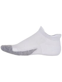 Feetures Elite Max Cushion No Show Tab Sock White