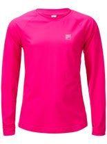 Fila Girl's Spring UV Blocker Long Sleeve Pink XS
