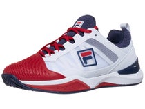Fila Speedserve White/Red/Navy Men's Shoes