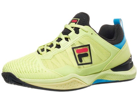 Fila Speedserve Lime Sherbet/Black Men's Shoes | Tennis Warehouse