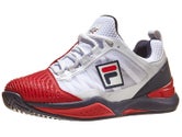 Fila Speedserve USPTA White/Navy/Red Men's Shoes