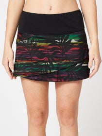 Fila Women's Essentials Palm Print Tiered Skirt