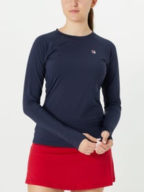Fila Women's Essentials UV Long Sleeve Top - Navy