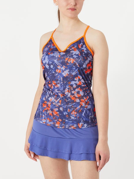 Grand Slam Womens Spring Abstract Floral Tank
