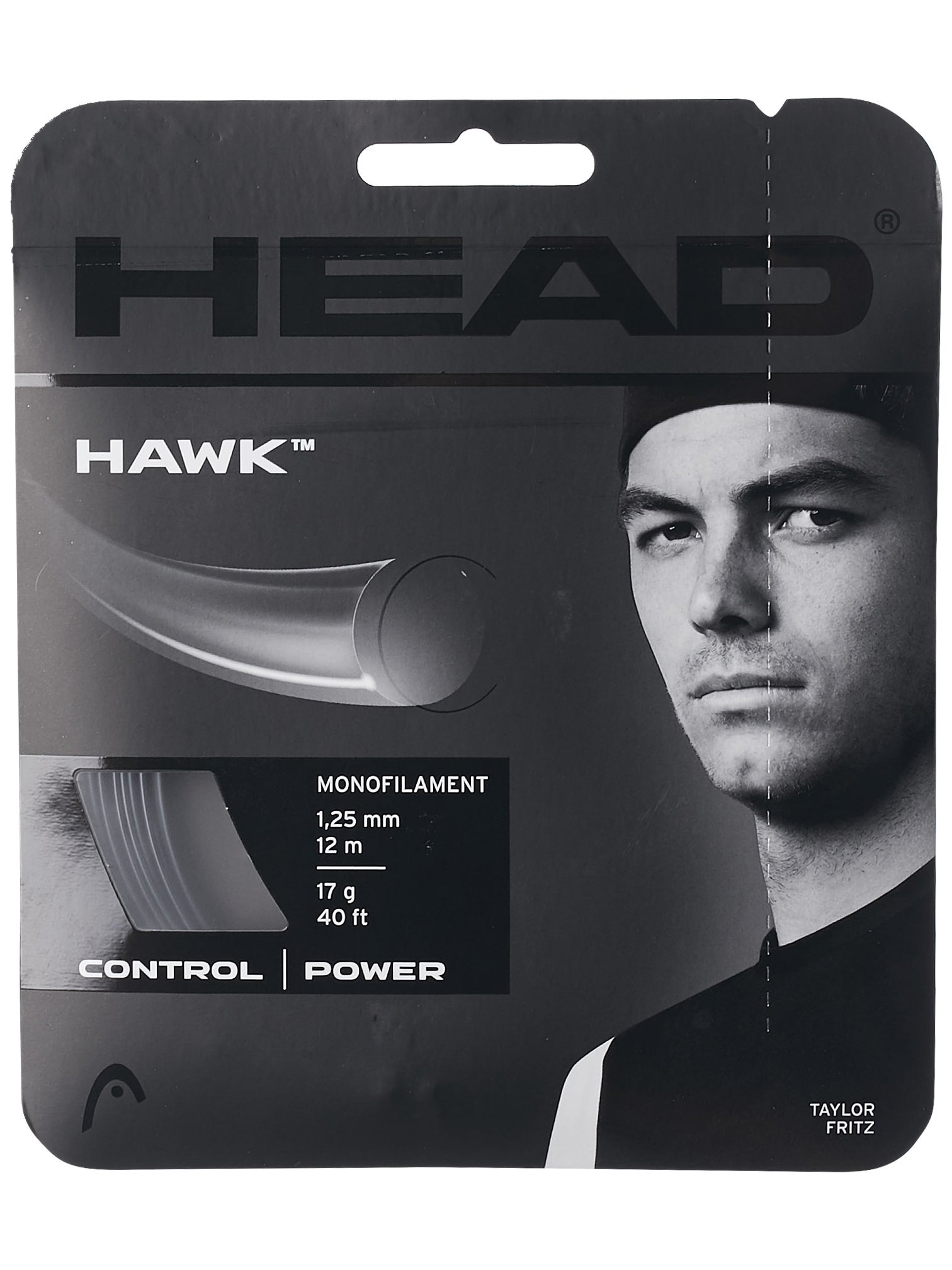 HEAD Hawk Touch Tennis String 17g 40ft for sale online 