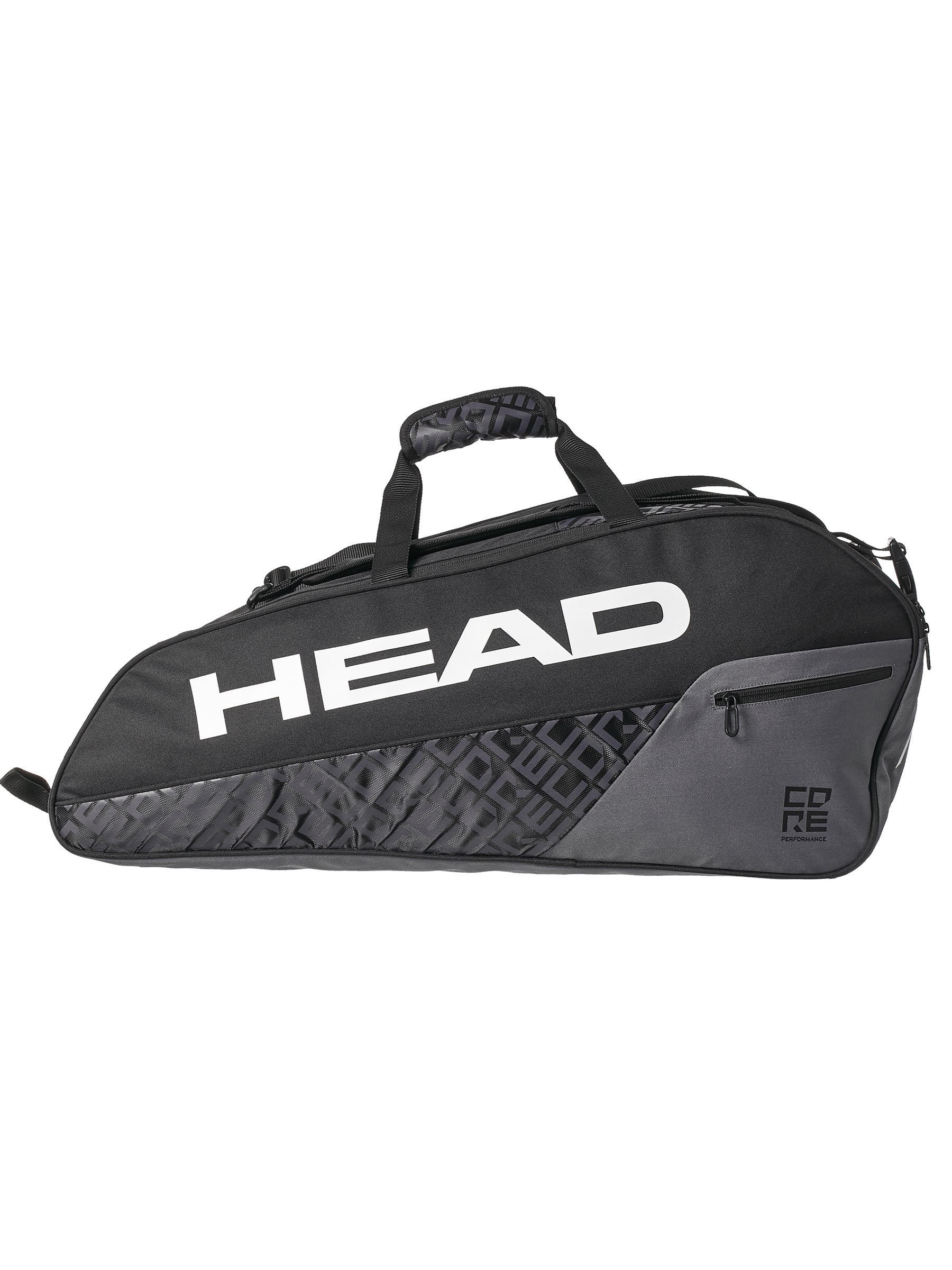 HEAD Core 6R Combi Tennis Racquet Bag 6 Racket Tennis Equipment Duffle Bag 