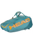 Head Pro Racquet Bag XL Cyan/Orange