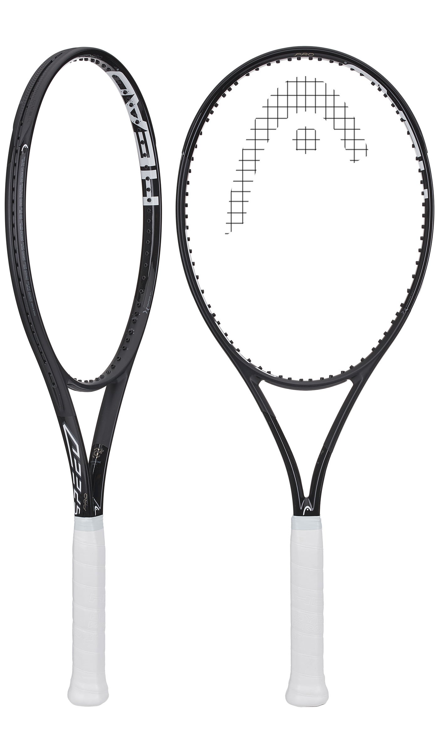 Head Speed Pro Black 310g free stringing with synthetic gut 