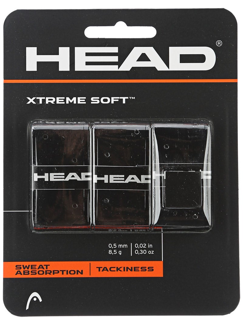 Overgrip Tennis HEAD Xtreme Soft n.4 confezioni da 3 col giallo 