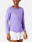 IBKUL Women's Solid Long Sleeve Top - Lavender