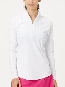 Jofit Women's Core 1/4 Zip Long Sleeve - White