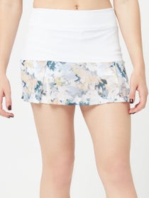 Jerdog Women's Pastel Strokes Small Pleat Skirt