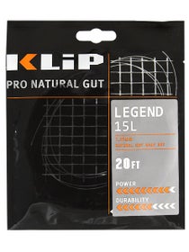 KLIP Legend Natural Gut 15L/1.35 String Half Set