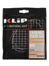 KLIP Legend Tour Natural Gut 16/1.30 String Black