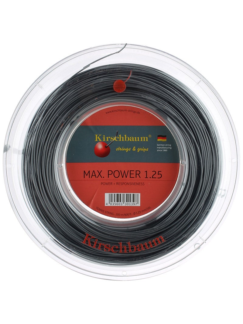 Kirschbaum Max Power 17/1.25 String Reel - 660' Silv