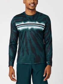 KSwiss Men's Evergreen Stripe Dye Long Sleeve Top