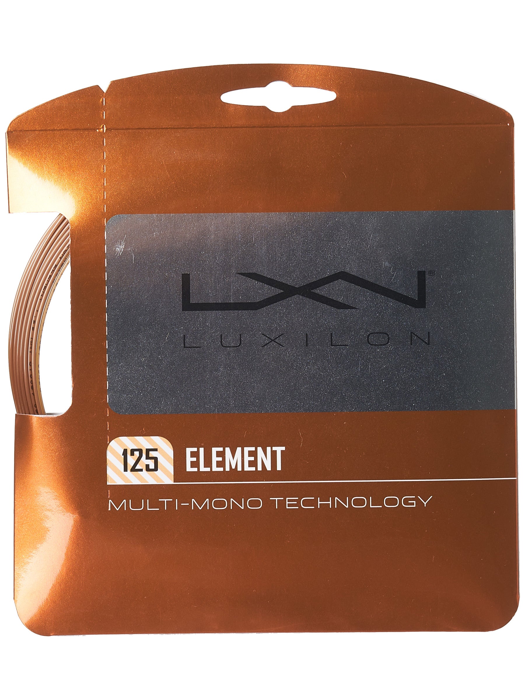 Auth Dealer Bronze 3 pack bundle LUXILON Element 125 tennis string set 16L 