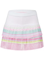 Lucky in Love Girl's Retro Deco Mesh Skirt Multi X
