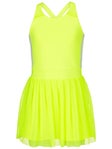 Lucky in Love Girl's Game Time Dress - Yellow