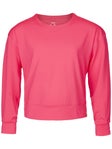 Lucky in Love Girl's LUV Hype Long Sleeve - Coral Crush