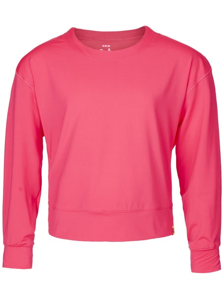 Lucky in Love Girls LUV Hype Long Sleeve - Coral Crush
